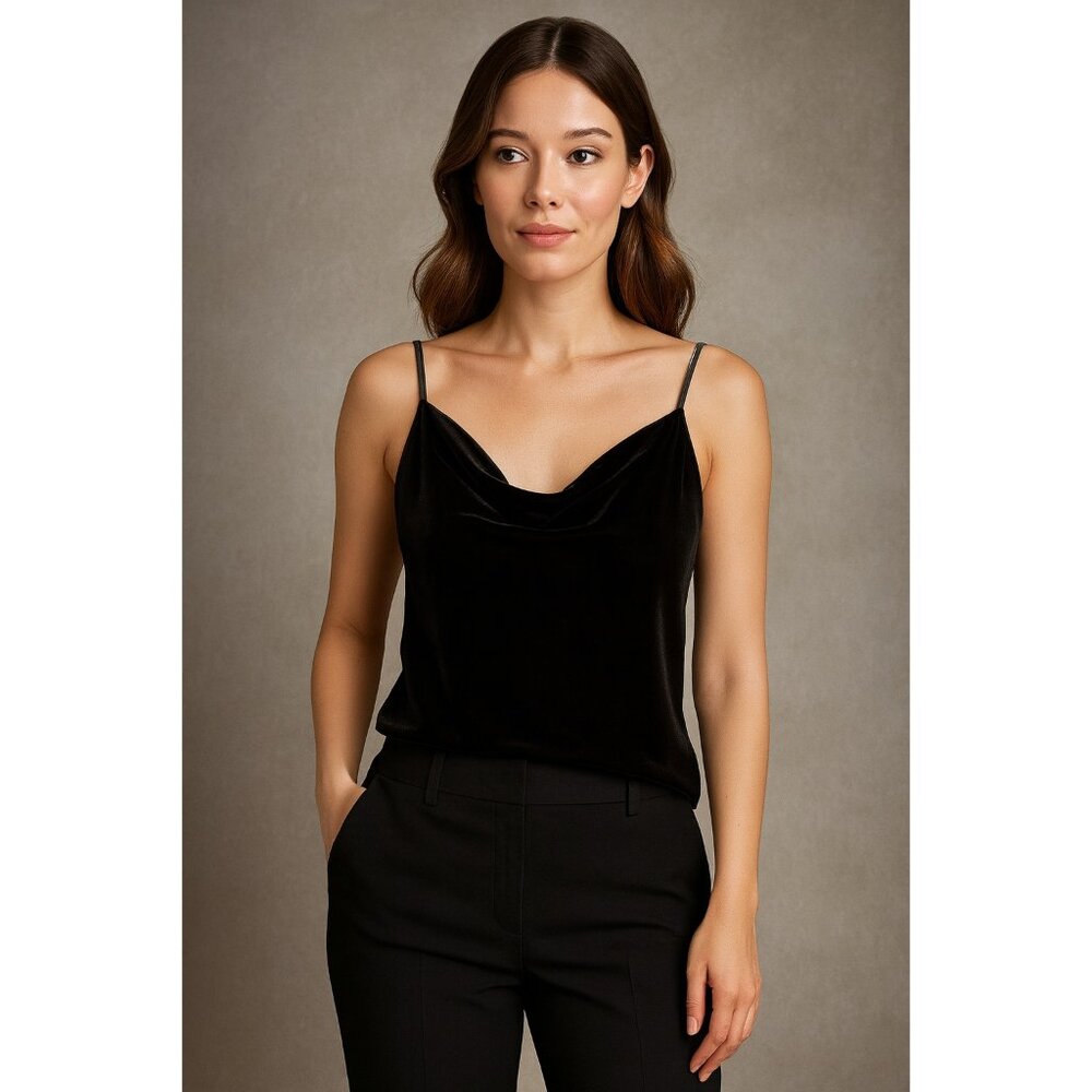 Banana Republic‎ Velvet Cowl-Neck Camisole